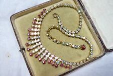 Vintage jewellery red for sale  OLNEY