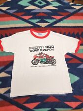 Vintage 80s Ducati 900 Isle of Man 1978 Mike Hailwood T Shirt Motorcycle TT for sale  Shipping to South Africa