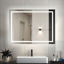 800x600 Bathroom Wall Mirror with LED Lights,with Demister Pad,Touch Sensor,IP44 for sale  Shipping to South Africa