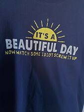 🌞INFINITO🌞 Camiseta Beautiful Day Graphic Azul Marinho - Unissex Tamanho. Med. 🌞 comprar usado  Enviando para Brazil