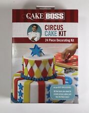 Kit de decoração de bolo de circo Cake Boss 24 peças - guias de dicas de cortadores comprar usado  Enviando para Brazil
