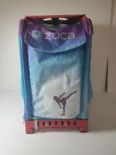 Zuca Rolling Backpack Sports Bag Red Frame Ice-skating insert Blue Purple  for sale  Miami