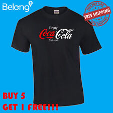 Desfrute da Coca-Cola Logo Unisex T-Shirt Nova Te Shirt Masculina Tamanho S-5XL EUA comprar usado  Enviando para Brazil