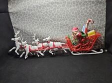 Santa sleigh reindeer for sale  Sullivan