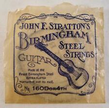 Used, John F Stratton Birmingham Vintage Or Antique Steel Guitar String In Sleeve (O) for sale  Shipping to South Africa
