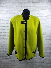 Willys Trachten Tyrol Loden Boiled Wool Hunting Jacket Coat Cardigan Sweater for sale  Shipping to South Africa