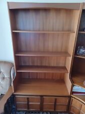 Used, Nathan Teak Furniture Bookshelf Cupboards Unit Display for sale  PLYMOUTH