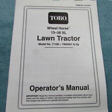 Operators manual toro for sale  Columbia City