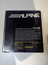 Used, Alpine 7513M NIB Tape Tuner Car HiFi Vintage Old School Changer Control 25Wx4 for sale  Shipping to South Africa
