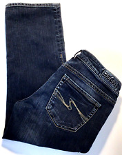 Jeans feminino 28 PRATA azul Aiko Capri comprar usado  Enviando para Brazil