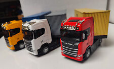 Brinquedo modelo caminhão de metal fundido liga caminhão contêiner Scania 1/50, Reino Unido frete grátis comprar usado  Enviando para Brazil