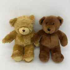 Soft Cuddly LOT 2 BABW Build A Bear Brown Teddy Bear Plush Dolls Stuffed Animals, used for sale  Shipping to South Africa