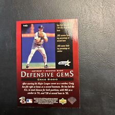 Cno 1997 Upper Deck Defensive Gems #143 Craig Biggio, Houston Astros comprar usado  Enviando para Brazil