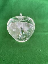 Clear glass apple for sale  MANCHESTER