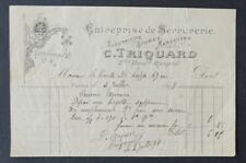 Facture 1898 paris d'occasion  Nantes-