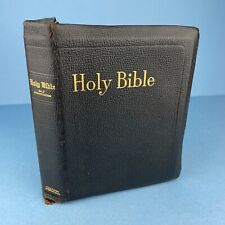 Bíblia Sagrada Vintage, Couro Genuíno Marrocos, KJV Auto-Pronunciante John Winston, usado comprar usado  Enviando para Brazil
