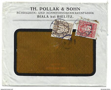 POLAND POLSKA - ADVERTISE COVER BIALA BIELITZ BIELSKO BIALA SILESIA na sprzedaż  Wysyłka do Poland