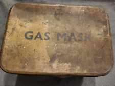 Gas mask tin for sale  LEAMINGTON SPA