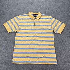 Camisa polo masculina golfe Tommy Hilfiger casual listrada amarela tamanho grande comprar usado  Enviando para Brazil
