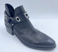 Botas femininas Kaanas Morelia Harness tamanho 40/10 couro preto tornozelo sapatos comprar usado  Enviando para Brazil