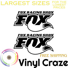 Used, 2-Piece Set for Fox Mx Suspension Decal Sticker Racing Motocross BMX Dirt Bike for sale  Shipping to South Africa