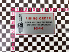 Firing order sticker for sale  Shipping to Ireland