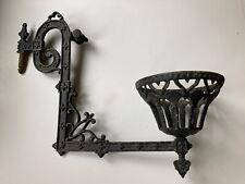 Antique Cast Iron Lamp Bracket, used for sale  Shipping to South Africa