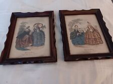 antique prints framed set for sale  Stoughton