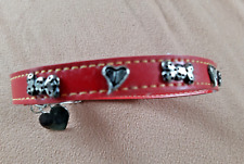Halsband hundehalsband rot gebraucht kaufen  Chemnitz