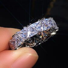 Anéis de noivado femininos de prata esterlina 925 com cristal de zircão comprar usado  Enviando para Brazil
