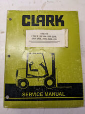 Used, CLARK FORKLIFT SERVICE MANUAL SM-575 C500 Y 180 200 225 S L 250 300 350 1997 for sale  Shipping to South Africa