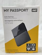 Disco duro externo portátil WD 1 TB Black My Passport - USB 3.0 segunda mano  Embacar hacia Argentina