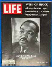 Revista LIFE 12 de abril de 1968, Martin Luther King, MLK Shock segunda mano  Embacar hacia Argentina