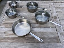 stainless steel saucepan set for sale  FALMOUTH