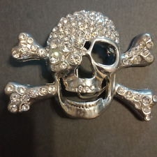 Skull crossbones blinged for sale  Shipping to Ireland