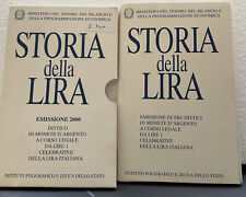 Storia della Lira - 1 Lira 2000 Proof dittico Impero / Italia  - in capsula usato  Massa Lombarda