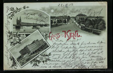 Moonlight lithograph throat, road part with train, Grand Duke Friedrich-Kas  for sale  Shipping to South Africa