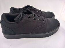 Heelys Launch Shoes Mens Size 9 Original Wheeled Sneaker Black Canvas NO WHEELS!, used for sale  Shipping to South Africa