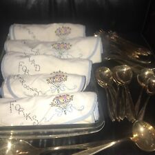 Dirilyte gold flatware for sale  Elmwood Park