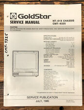 Manual de servicio de TV a color LG Goldstar CMT-9322 *Original* segunda mano  Embacar hacia Argentina