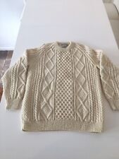 Vintage aran knit for sale  GLASGOW