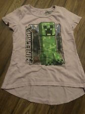 Camisa pequena Mojang Minecraft roxa cauda de camisa manga curta 6/6x comprar usado  Enviando para Brazil