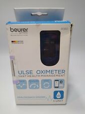 Usado, Oxímetro de pulso Beurer Bluetooth ponta dos dedos, PO60- oxigênio no sangue e monitor de frequência cardíaca comprar usado  Enviando para Brazil