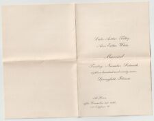 Convite de festa de casamento EUA 1897, usado comprar usado  Enviando para Brazil