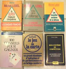 Lot livres bridge d'occasion  Garons