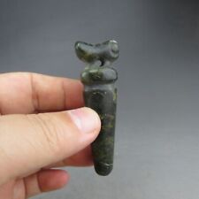 Usado, China jade antigo, coleção nobre, escultura manual, jade, cigarra, barra, pingente Q29 comprar usado  Enviando para Brazil