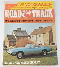 Road & Track abril de 1972: Ralph Nader vs VW, Camaro, Toyota Crown, Jensen-Healey comprar usado  Enviando para Brazil