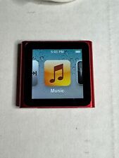 Produto Vermelho Apple iPod Nano 6ª Geração 16 GB Ainda mantém uma carga sólida, usado comprar usado  Enviando para Brazil