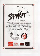 Premio Coca-Cola America’s Cup 1992 del director del desafío Iain Murray segunda mano  Embacar hacia Argentina