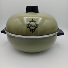West Bend Serving Oven Bun Warmer 3 Piece Vented Lid Green Vintage  for sale  Shipping to South Africa